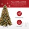 Best Choice Products Pre-Lit Pre-Decorated Holiday Christmas Tree w/ Flocked Tips, Base